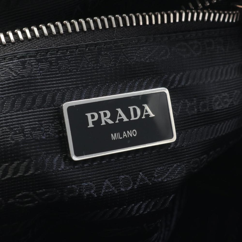 Prada Quilted Backpack Impuntu Black Tessuto Ruck… - image 4